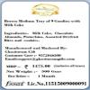 Ghasitaram Gifts Jaiccha Rakhi Gifts for Brothers - Brown Medium Tray of 9 Goodies with Milk Cake with 2 Rakhis view 3