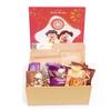 Ghasitaram Gifts Jaiccha Rakhi Gifts for Brothers - Raksha Bandhan Hamper Box with Sweets with Milk Cake with 2 Rakhis view 1