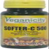 Veganicity Softer-C 500 : Non-Acidic Vitamin C Supplement 500mg : 60 Tablets, in a Planet-Friendly 99% Recycled Pot view 1