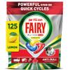 Fairy Platinum Plus Complete All-in-1 Dishwasher Tablets, 125 Pack, Citrus. With anti-dull tech & rinse aid action for a deep clean. Effective in short cycles for sparkling dishes. view 1
