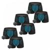 Men's Magnetic Therapy Enlargement Boxer Brief Health Care Comfortable Underwear (2/4/6-Pack) High Stretch Soft Panties (Color : 6 Pack, Size : L) view 1