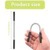 2 Pieces Black Facial Hair Remover Quick Hair Removal Epilator Tool,Facial Hair Remover Manual Epilator Spring Face Hair Roller Threading Epilator Tools for Face Hair Removing Tool view 2
