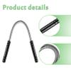 2 Pieces Black Facial Hair Remover Quick Hair Removal Epilator Tool,Facial Hair Remover Manual Epilator Spring Face Hair Roller Threading Epilator Tools for Face Hair Removing Tool view 3