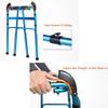 NATWEE Walker, Heavy Duty Folding Walker, Bariatric Walking Frame for Seniors Wide, Adult Walkers for Stairs Indoor Outdoor Height Adjustable Lightweight Folding It's so kind of you view 3