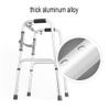 NATWEE Walker,Foldable Shower Chair,Geriatric Walker 2 Wheels,Mobility Aid Walking Zimmer Frame - Adjustable Height Rollator Crutch with Padded Seat It's so kind of you view 3