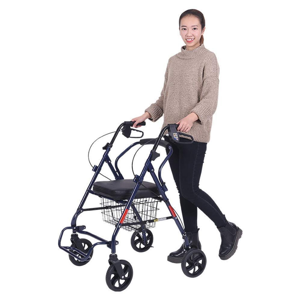 NATWEE Walker, Heavy Duty Mobility Rollator, Lightweight, Folding Rollator Walker, 264 lbs Capacity with 8" Wheels It's so kind of you