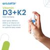 Vitamin D3 K2 Fast Acting Oral Spray, 3000 IU + MK7 Supplement for Strong Bones, Teeth & Immune Health, Blood Clotting Support, 2-Month Supply, Natural Muskmelon Flavour view 2