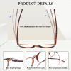 ZONLON 5 Pack Retro Reading Glasses Men Women Blue Light Blocking Lightweight Computer Readers with Spring Hinges (5 multicolor, 0.50, multiplier_x) view 3