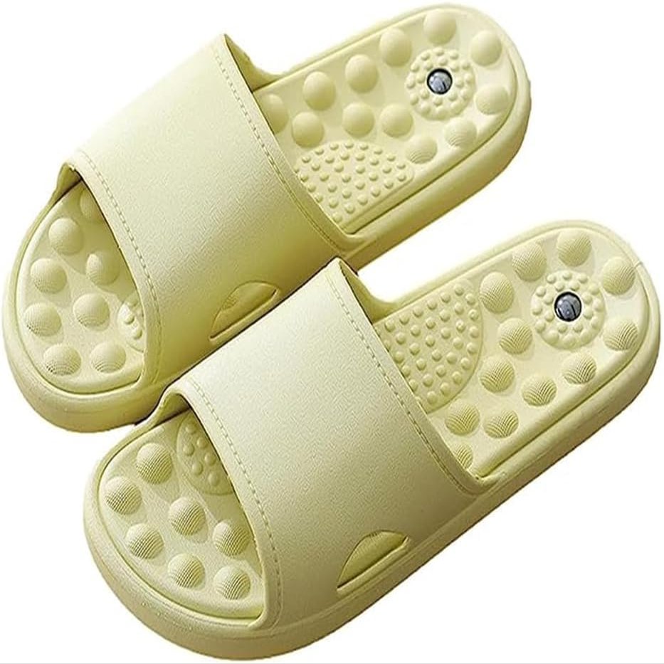 Far Infrared Ionic Massage Slippers, Circulation Slippers Sandals, Acupressure Foot Massage Slippers, Reflexology Acupressure Sandals for Women Men