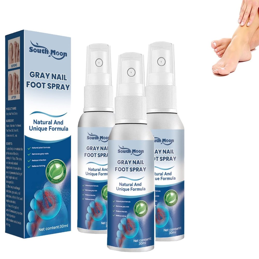 3 Pcs Furzero Athletes Foot Treatment Spray, Furzero Medical Grade Nail Foot Spray, Foot Fungus Treatment Spray Nail Repair Spray