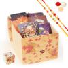 Ghasitaram Gifts Jaiccha Rakhi Gifts for Brothers - Bamboo Box Of Bites and Cookies with 2 Rakhis view 1