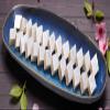 Ghasitaram Gifts Jaiccha Rakhi Gifts for Brothers - Mini Kaju Katli Blue Box with 2 Rakhis view 3