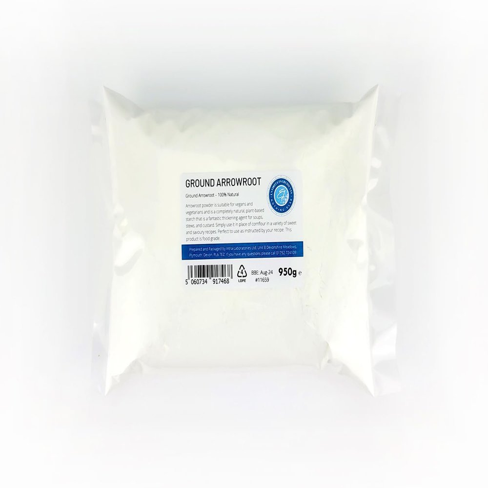 Entirely Ingredients Ground Arrowroot 950g - Gluten Free - Premium Quality - Food Grade