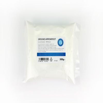 Entirely Ingredients Ground Arrowroot 500g - Gluten Free - Premium Quality - Food Grade