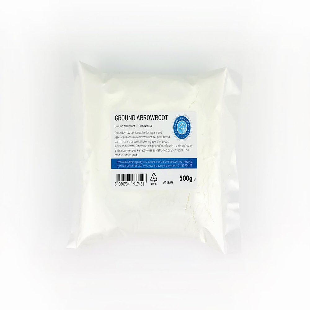 Entirely Ingredients Ground Arrowroot 500g - Gluten Free - Premium Quality - Food Grade