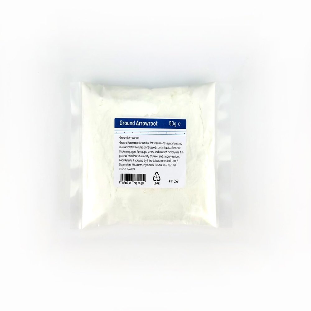 Entirely Ingredients Ground Arrowroot 50g - Gluten Free - Premium Quality - Food Grade