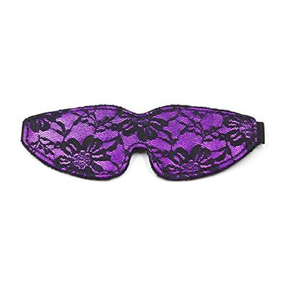 Purple Wild Flower Floral Blindfold