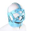 Blue Deprivation Hood with Zipped Mouth view 4