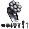 Electric Razor for Men's, Multifunctional 8D Bald Head Shaver 6 in 1 Electric Razor Head Shavers for Bald Men LED Display Electric Shavers view 1