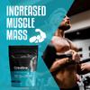 GN Creatine Powder | 500g High Strength Creatine Monohydrate Powder - 5g per Serving | Unflavoured Filler Free Creatine-Monohydrate | Non-GMO & Gluten Free view 3
