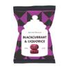 Blackcurrant & Liquorice Bags | Boiled Sweets | Chewy Centre | 120g | (Pack of 6) view 1