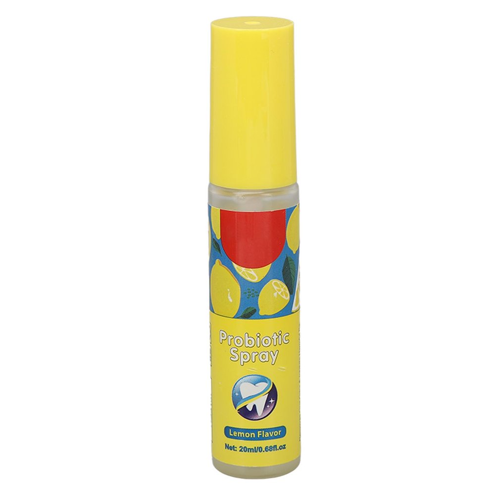 Lemon Mouth Spray, Freshener Lemon Fragrance Mouth Spray Promotes Saliva Secretion 20ml To Prevent Bad Breath