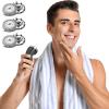 3 Pack Replacement Shaver Heads for Philips, Compatible with Series 1000, 2000, 3000, Replacement Blades for Philips with Cleaning Brush, Compatible with Phillips Series AT8xx, AT7xx, PT7xx view 3