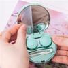 MZSX Travel Contact Lens Cases with Mirror, Magical Girl, Durable, Compact, Portable Soak Storage Kit, Protect Your Eyes, Home Case Easy Carry Mini Box,Tweezers Solution Bottle Lens Container view 2