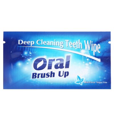 50 Pieces Wipes Dental Clean Teeth Wipe Cloth Tooth Cleansing Tool for Oral Deep Cleaning