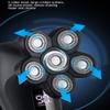 Electric Razor for Men's, Men Only Quick Shave Electric Razor Whole Body Washable Digital Display Razor 6 In One Set Multifunctional Bald Hair Machine view 3