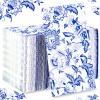150 Pcs Floral Napkins 3 Ply Disposable Paper Guest Towels Napkins for Bathroom Wedding Anniversary Birthday Party Baby Shower Decorative Towels (Floral) view 1