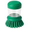 Dish-Washing Brush with Dispenser, Bright Green (4) view 1
