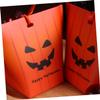 HEMOTON 10pcs Pumpkin Man Candy Bag Halloween Nougat Bag Candy Paper Box for Party Supplies Halloween Favor Boxes for Fillers view 2