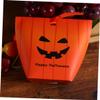 HEMOTON 10pcs Pumpkin Man Candy Bag Halloween Nougat Bag Candy Paper Box for Party Supplies Halloween Favor Boxes for Fillers view 3