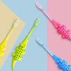 ZUMAHA Crocodile Shape Children's Toothbrush, Manual Toothbrush for 3-10 Years Old Kids, Pack of 4 Toothbrushes for Protect Sensitive Gums view 3