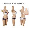 CRODRES Silicone BodySuit D Cup Realistic Breastplate Crossdressing Bodysuit for Transgender Dragqueen Cosplay,Ivory,Upgrade (zipper) view 2