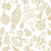 16 Napkins Embossed Christmas Subtle Christmas Symbols as Table Decoration Paper Napkins with Motif Also for Decoupage and Decoupage 33 x 33 cm view 1