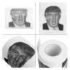 ERICAT 1 Roll 100 Dollar Bill Toilet Paper Christmas Home Supplies Rolling Paper Dump Trump Toilet Tissue Funny Novelty Gag Gift (Color : Trump) view 1