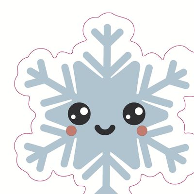 12 Die-Cut Napkins Christmas Cute Snowflake Table Decoration Paper Napkins with Motif in Special Shape for Decorating