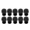 10pcs Rubber Walking Cane Tips - Slip-Resistant Universal Crutch Tips Replacement with 19mm Inner Diameter for Cane and Crutches - Black view 2