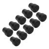 10pcs Rubber Walking Cane Tips - Slip-Resistant Universal Crutch Tips Replacement with 19mm Inner Diameter for Cane and Crutches - Black view 3