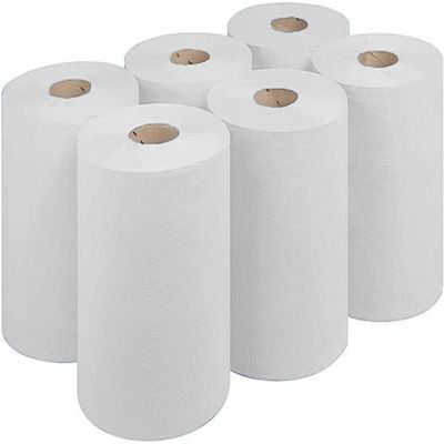 2-Ply Centrefeed Blue Rolls: Ultra-Strong & Absorbent | 6-Pack Bundle | Sustainable & Eco-Friendly | UK Supplier | Ideal for Commercial Kitchens & Everyday Use (White)