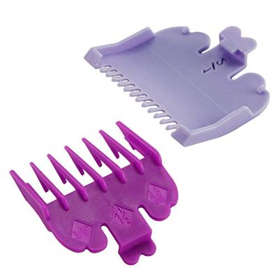 Graootoly 2Pcs/Set Hair Clipper Guide Comb Beard Trimmer Comb Trimmer Head Comb Replacement Clipper Blade Cutter Sleeve