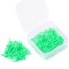 100/Box Diastema Wedges, Disposable Plastic Poly-Wedges Dental Fixing Wedge with Hole, Compress on Entry and Flare Upon Small : 13mm (Green) view 1