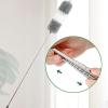 Long Duster Ceiling Fan Cleaner Retractable Bendable Duster Microfiber Duster Ceiling Duster Adjustable Flexible for High Ceilings with Fan Odavom view 4