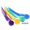 100/Box Diastema Wedges, Disposable Plastic Poly-Wedges Dental Fixing Wedge with Hole, Compress on Entry and Flare Upon Medium : 15mm (Yellow) view 2