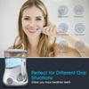 CAFFIA Water Flosser Electric Dental Countertop Professional Oral Irrigator for Teeth, 6 Multifunctional Jet Tips, IPX7 Waterproof,10 Adjustable Modes for The Oral Care Needs of Family,White view 2