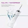 CAFFIA 3 Modes Rechargeable Waterproof Flosser, Tooth Cleaner Water Flosser with Memory Function & LED Indicators, Electric Water Proof Water Flosser for Home, Hotel view 3