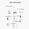 CAFFIA 3 Modes Rechargeable Waterproof Flosser, Tooth Cleaner Water Flosser with Memory Function & LED Indicators, Electric Water Proof Water Flosser for Home, Hotel view 4