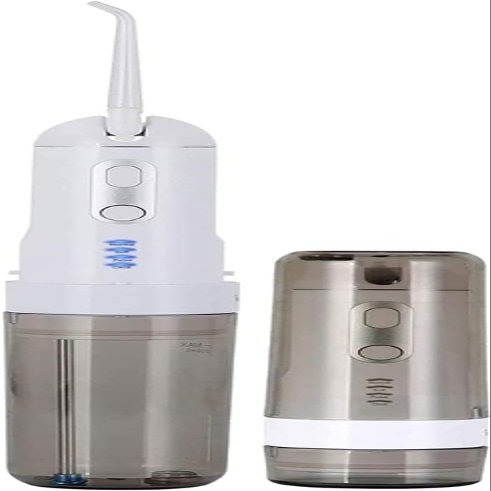 CAFFIA Cordless Water Dental Flosser, Portable Oral Irrigator for Teeth, Braces, Rechargeable & IPX7 Waterproof Teeth Cleaner for Home Travel